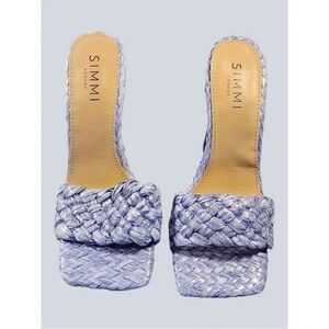 Simmi London Lavender Woven Heels